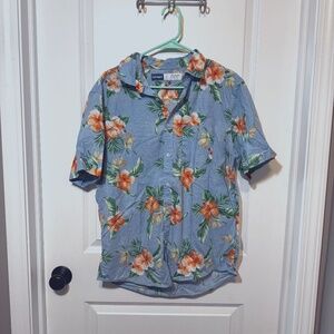 Men's Hawaiian Button Down Shirt Old Navy